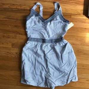NWT Blue and White Romper